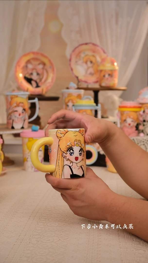 杯子手工创意设计款陶瓷
