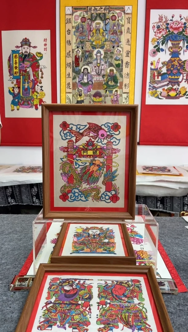鱼跃龙门10寸摆台手工制作精品
