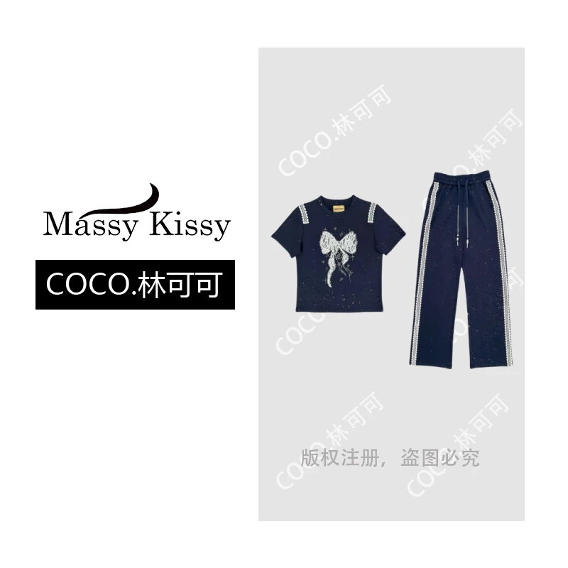 【COCO林可可】Y25春夏上新时尚洋气减龄短袖套装VC125