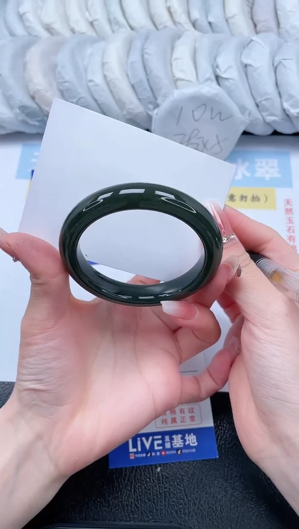 【闪购商品】和田玉手镯未镶嵌T212-55.4