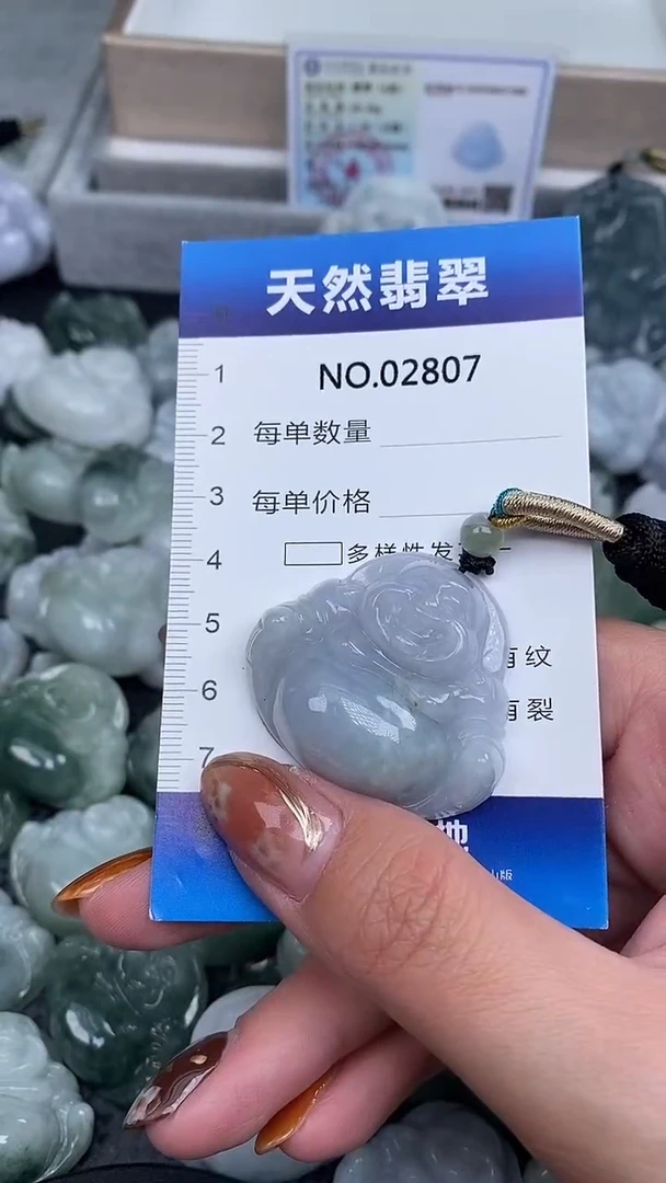 颈饰未镶嵌翡翠纯天然A货翡翠2807