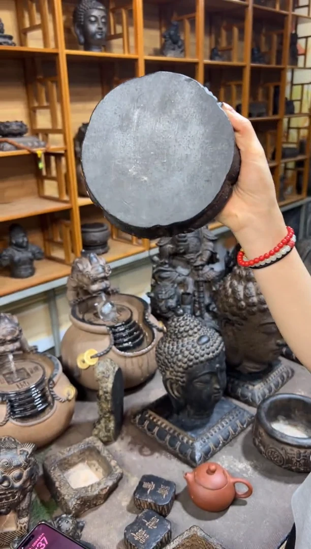 陶土【火山泥】金箍坛底座