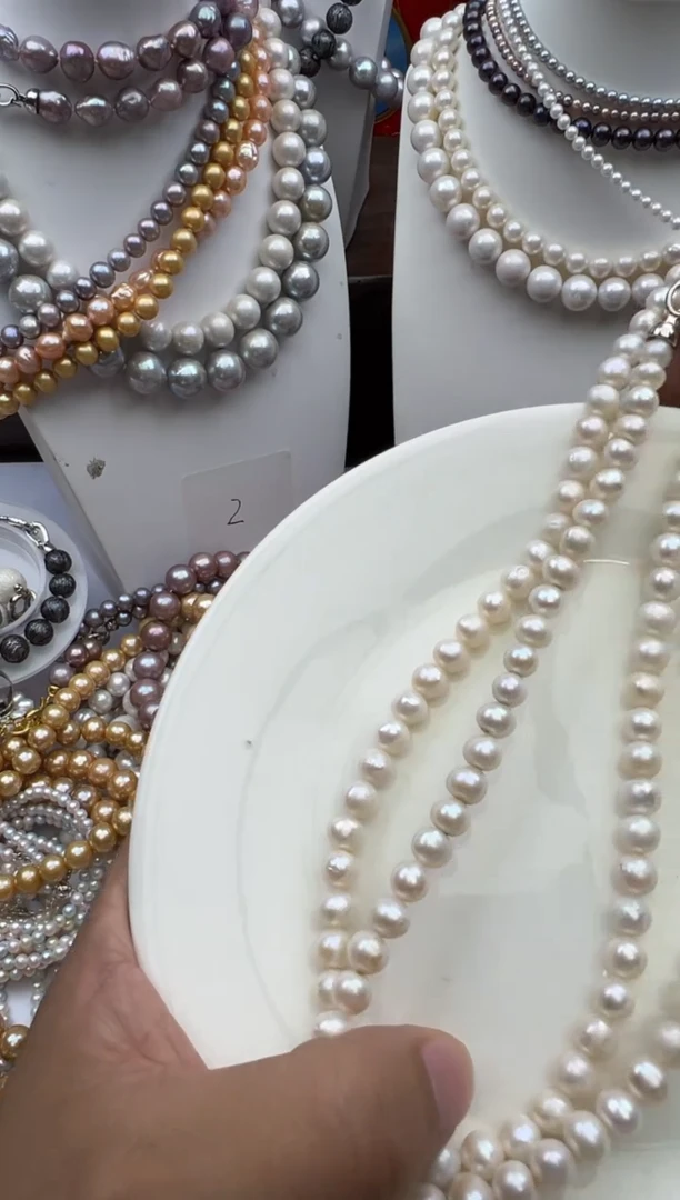 淡水珍珠未镶嵌颈饰1