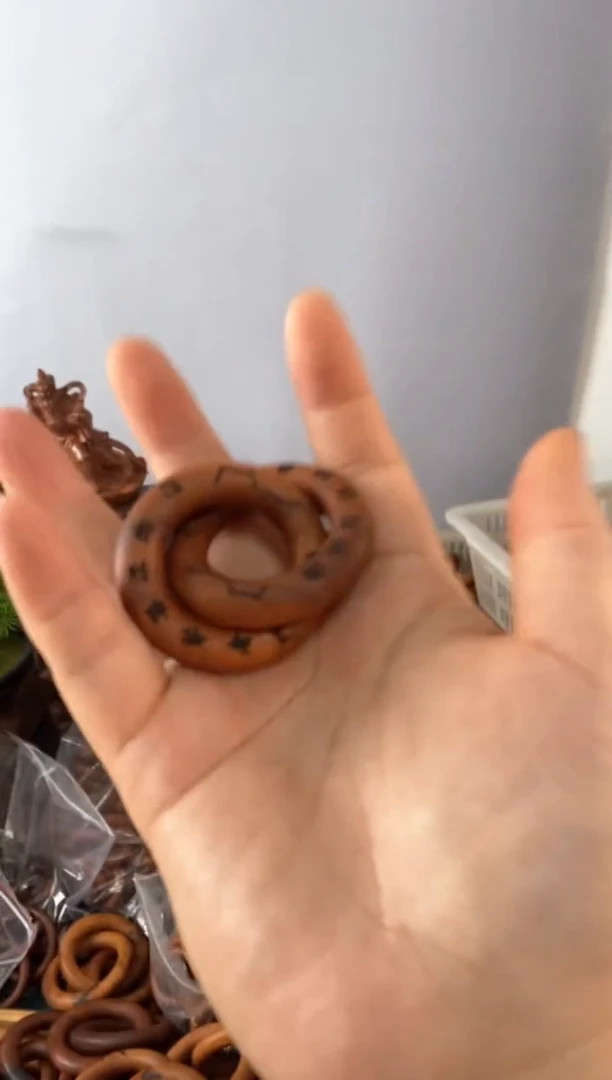 【闪购商品】木枣木刻字小乾坤圈随机发货