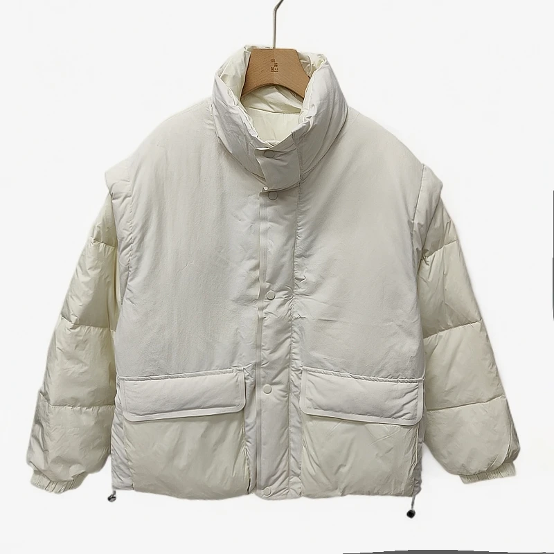YKNZ 冬款男装 羽绒服外套男款百搭立领加厚保暖户外潮保暖83012