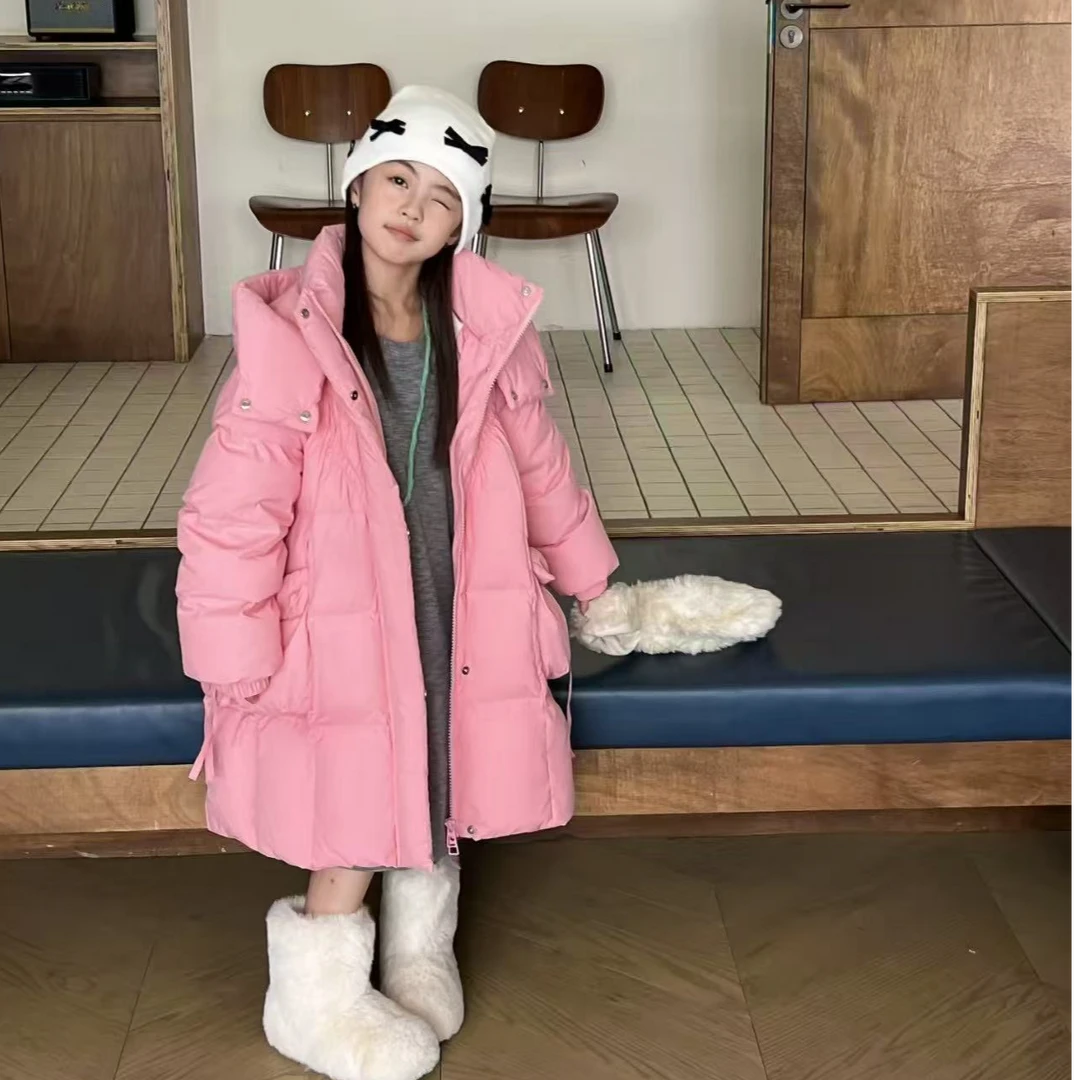 【小星河】【猪】儿童中长款女童2025新款韩版洋气中大童外套