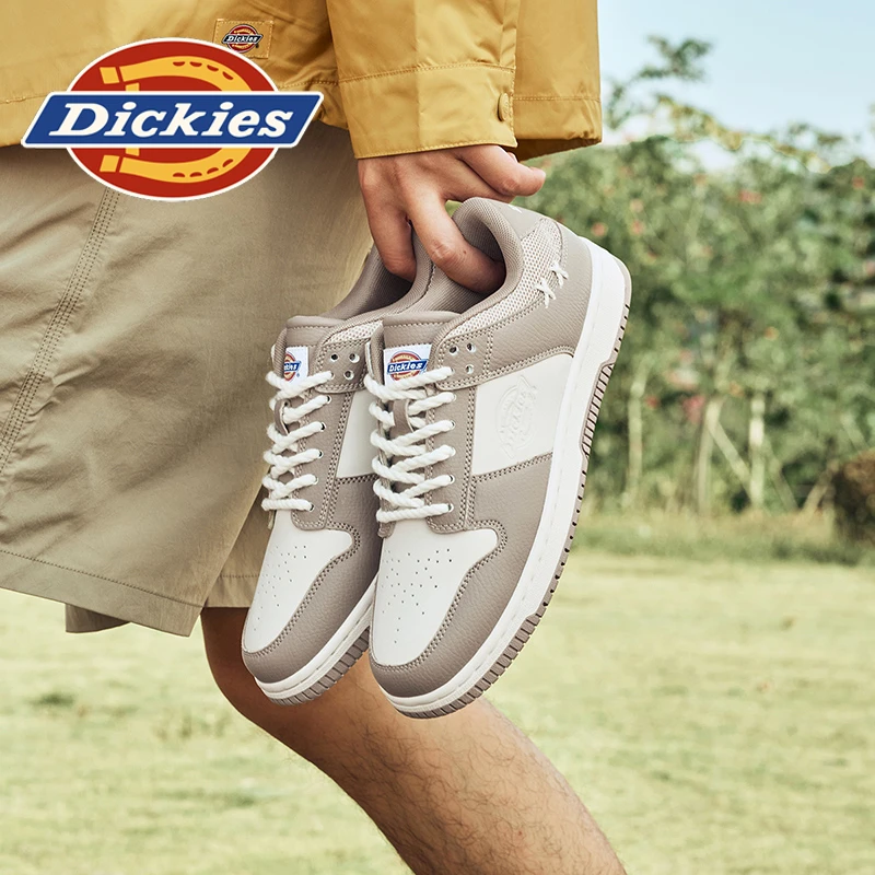 Dickies2025男士防滑百搭男鞋系带休闲鞋透气复古运动鞋休闲板鞋