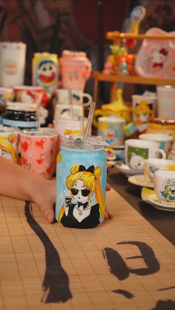 景德镇手工手绘杯杯