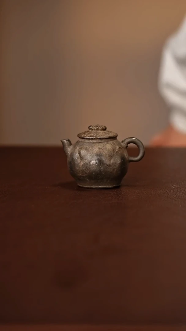 茶壶紫砂梵莲90cc全手制