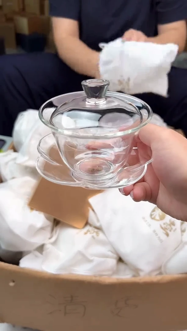 禾墨舒文盖碗透明色