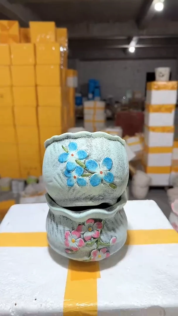 高温陶瓷花盆+Q521