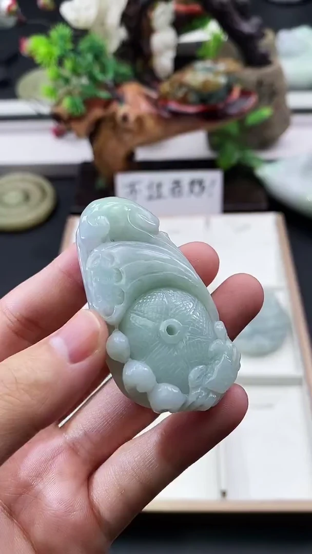 颈饰未镶嵌翡翠天然缅甸A货翡翠