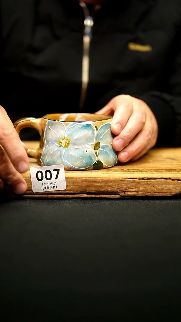 @@陶园瓷舍@@纯手工手绘@高温釉下彩