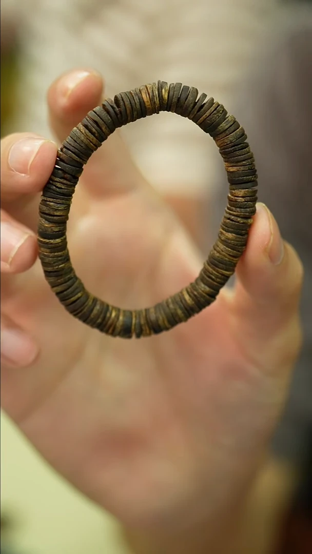 沉香手串8mm片珠单圈沉水天花板