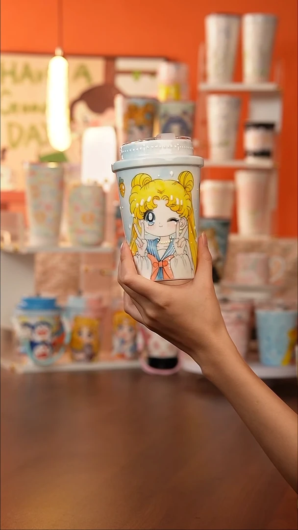 景德镇手工手绘文创陶瓷杯