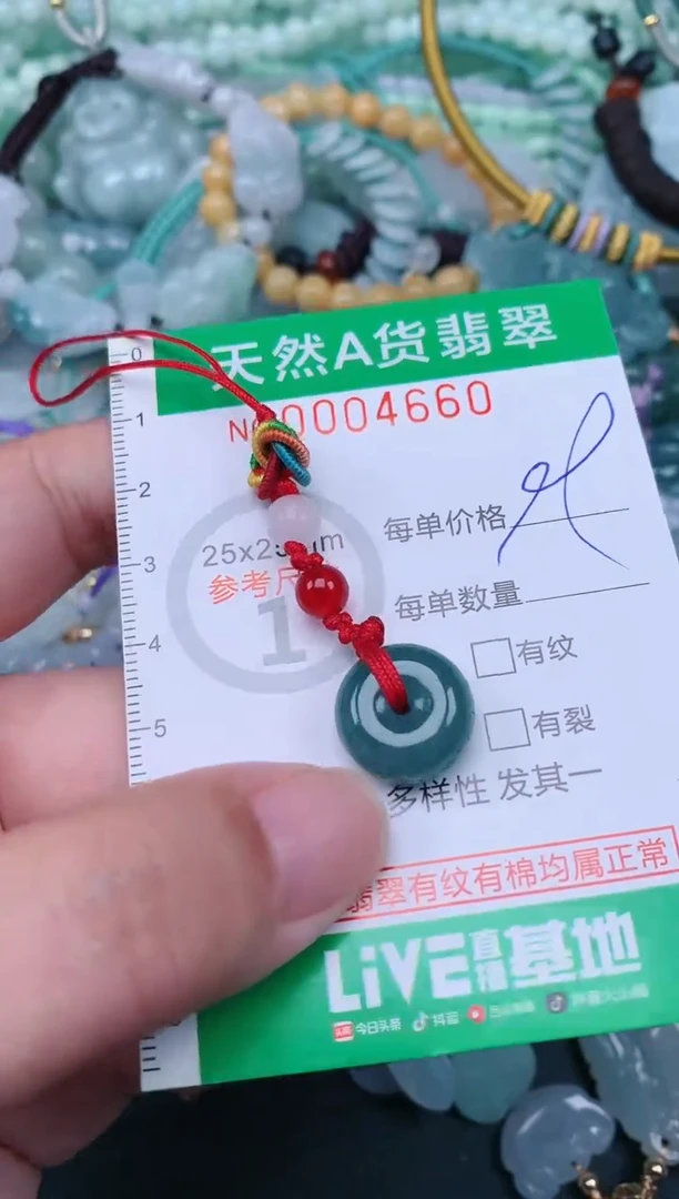 翡翠未镶嵌颈饰.0004660