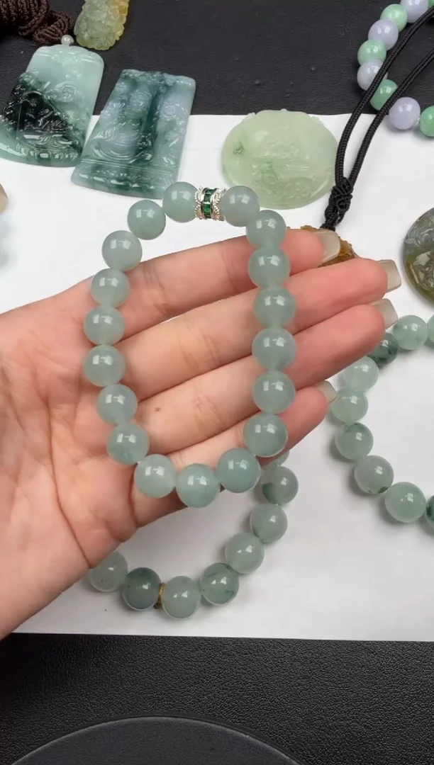 未镶嵌手串翡翠-205翡翠饰品