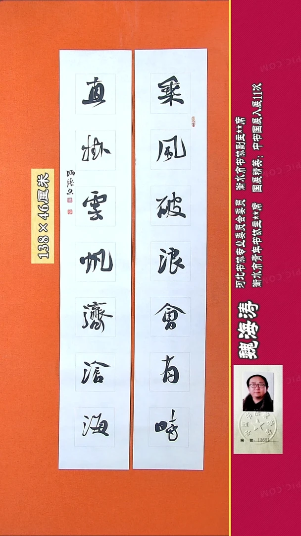 书法43R魏海涛书法作品