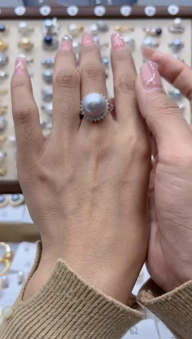 【闪购商品】淡水珍珠戒指合金0.0