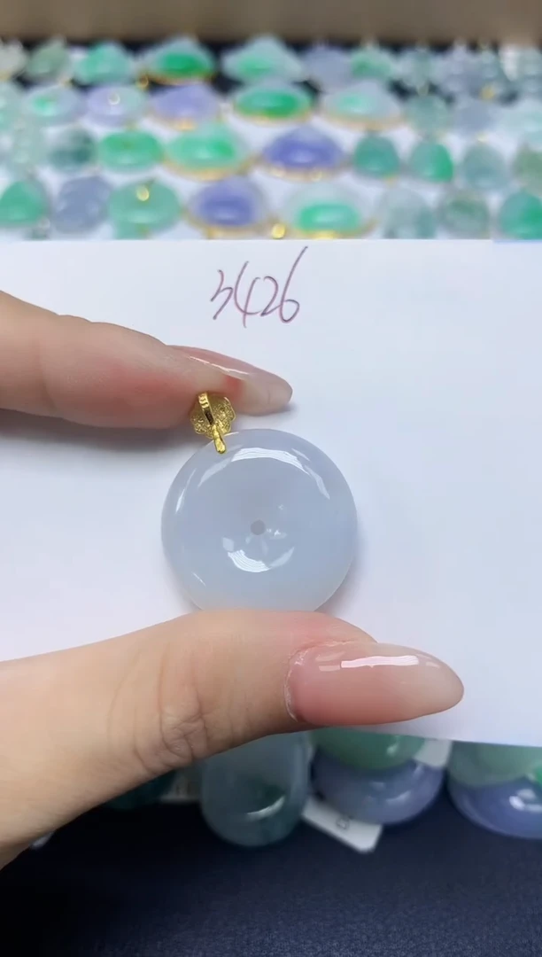翡翠未镶嵌颈饰 天然缅甸翡翠A货