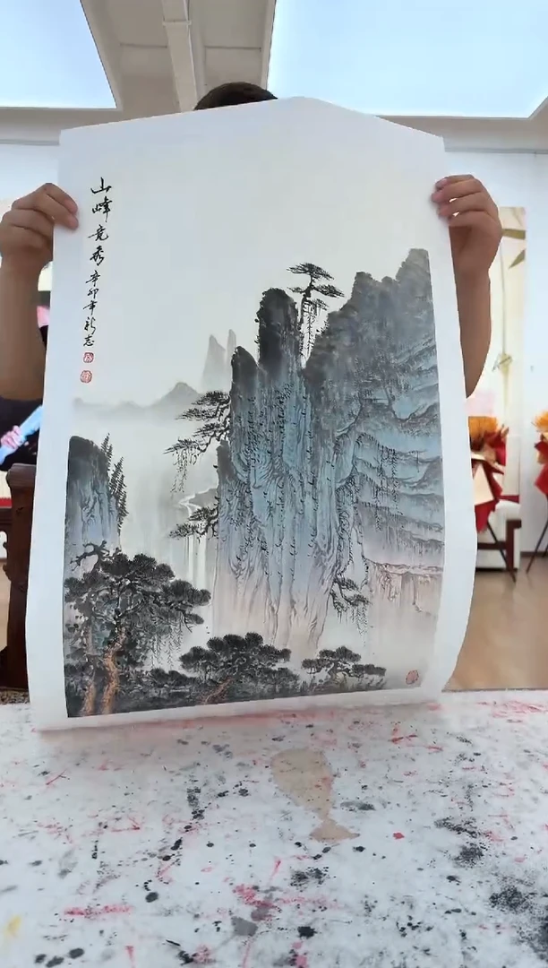 国画73山水-余新志-2.7平尺