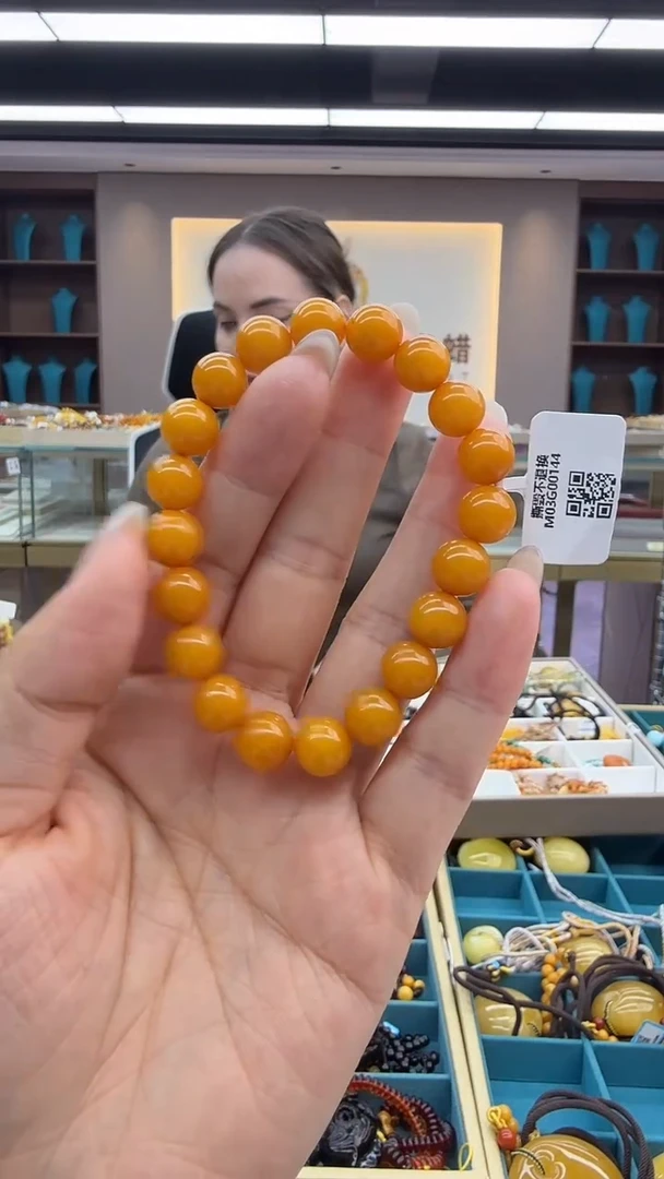 手链琥珀未镶嵌194秒拍号 假一罚三 9mm