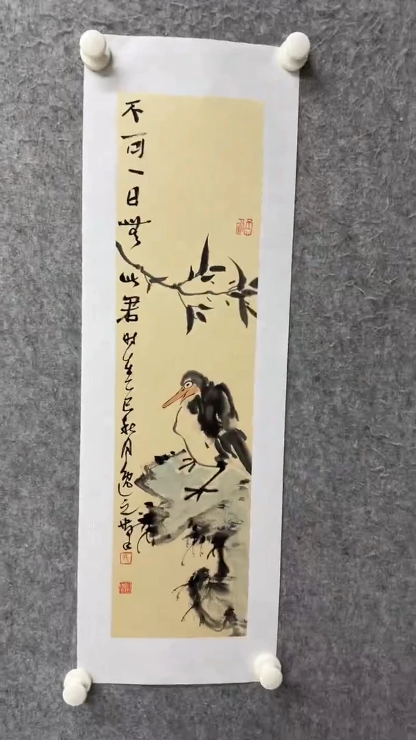 国画写意画花鸟画手绘