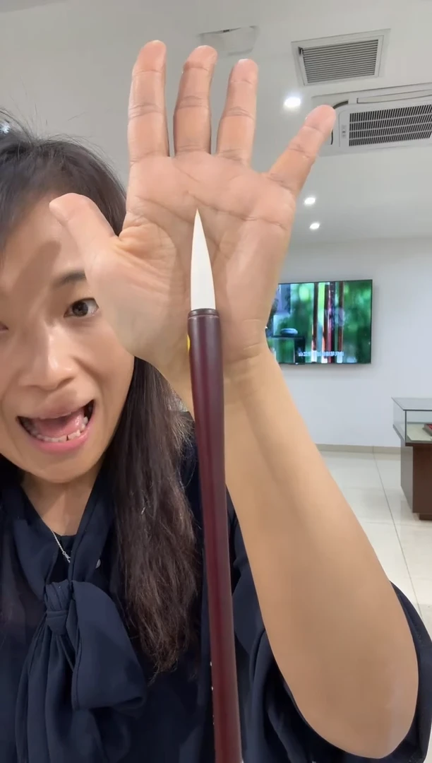 折扇.杨松源千金湖笔--泼墨烟岚小号