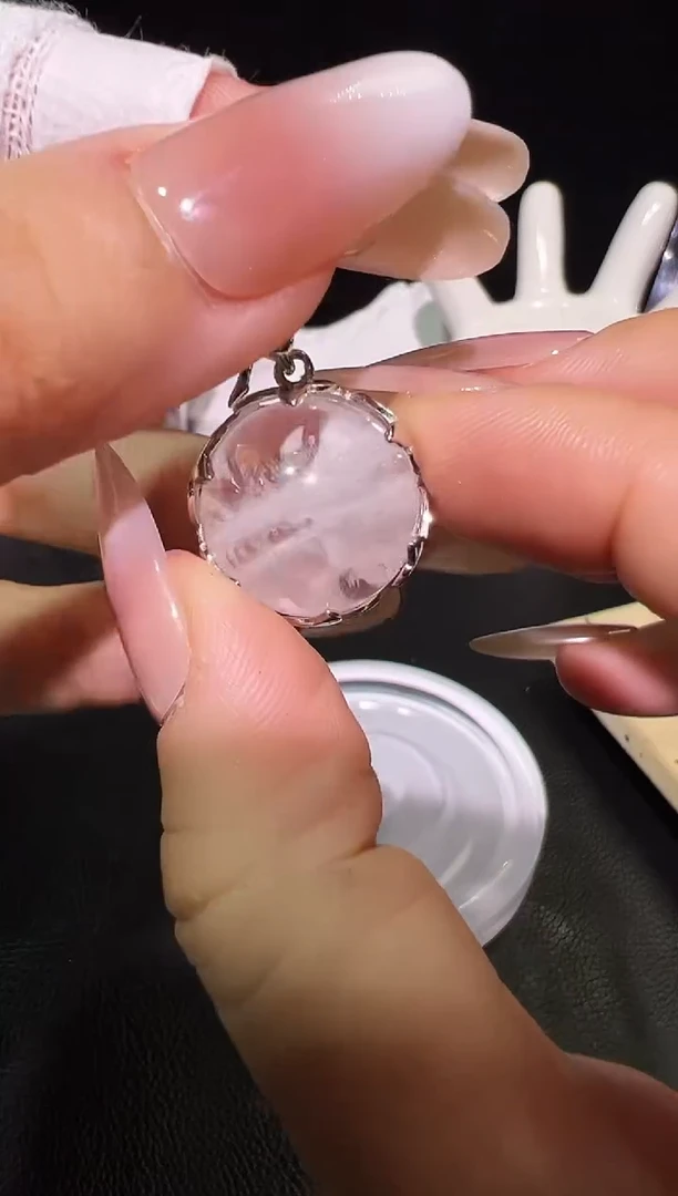 吊坠(不含链)银S925镶嵌水晶羽*?发一（15）