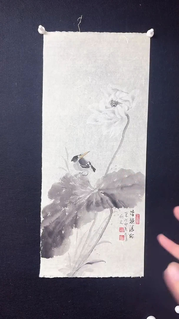 【闪购商品】国画水墨花鸟八大