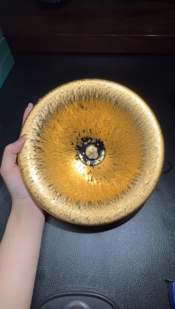 茶盏李英金油滴大器136
