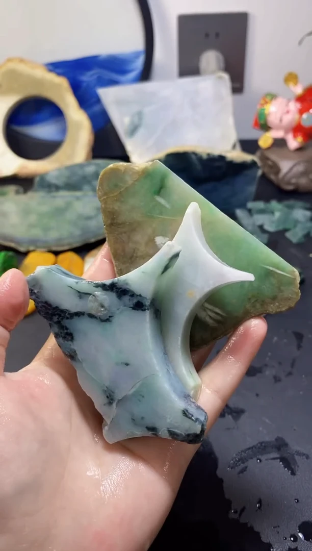 翡翠未镶嵌颈饰059天然翡翠