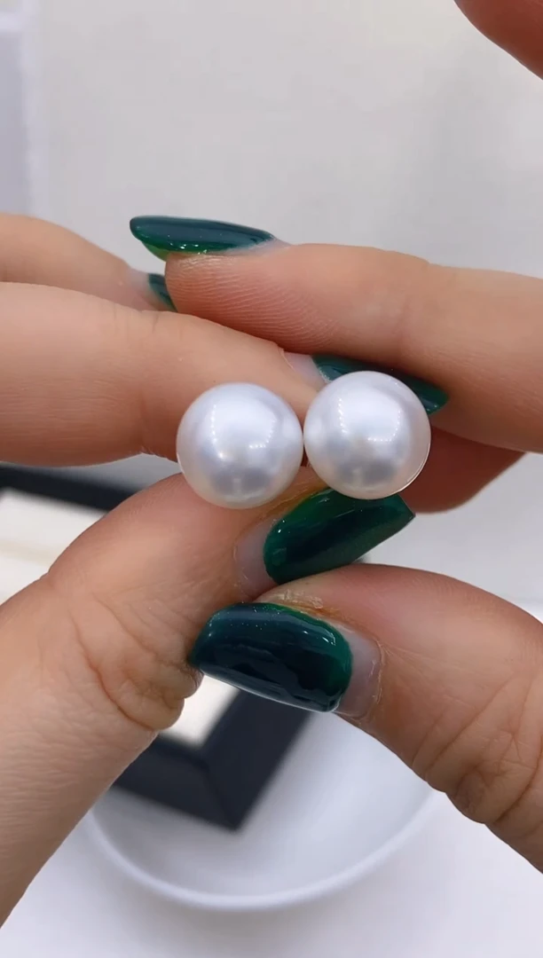 【闪购商品】海水珍珠耳饰银S925镶嵌211 11-12mm