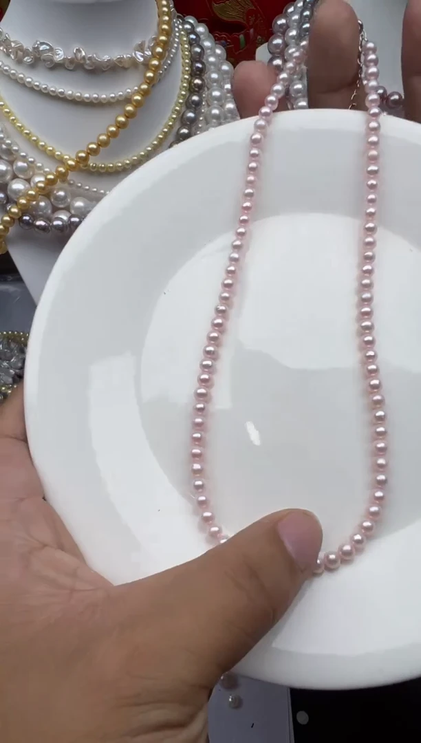 淡水珍珠未镶嵌颈饰1