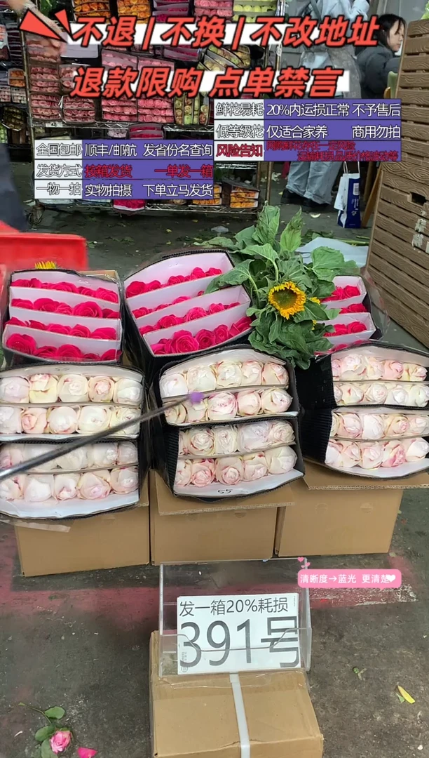 391号♥含20%耗损发一箱