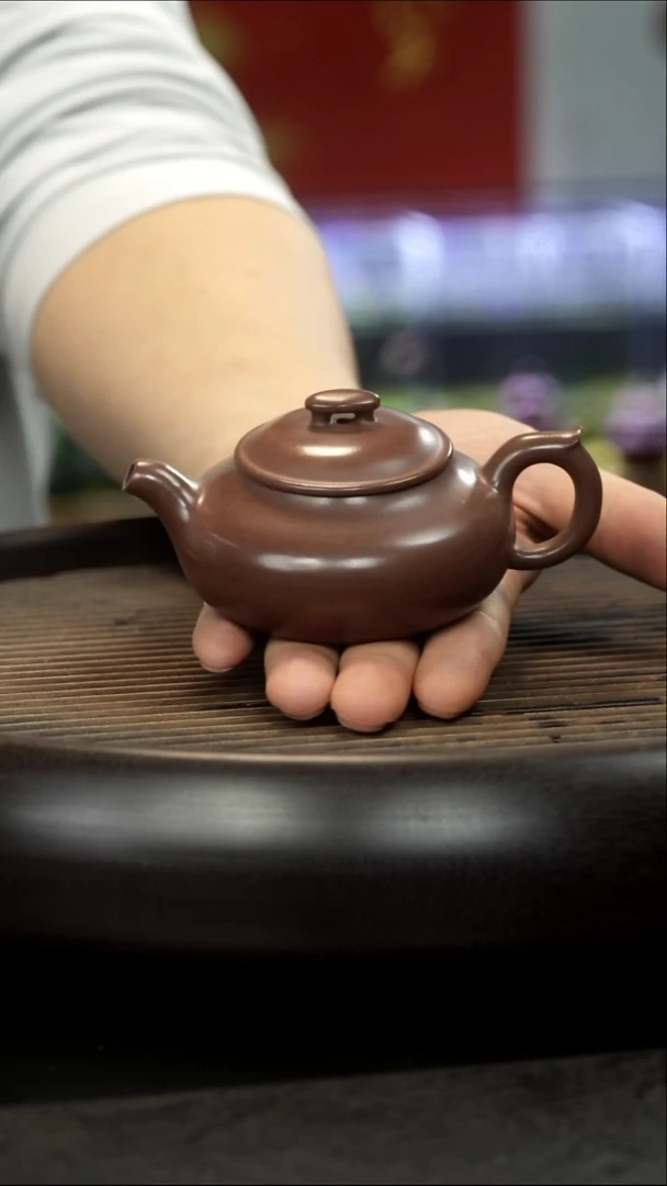 茶壶紫砂底槽清  桥腹壶