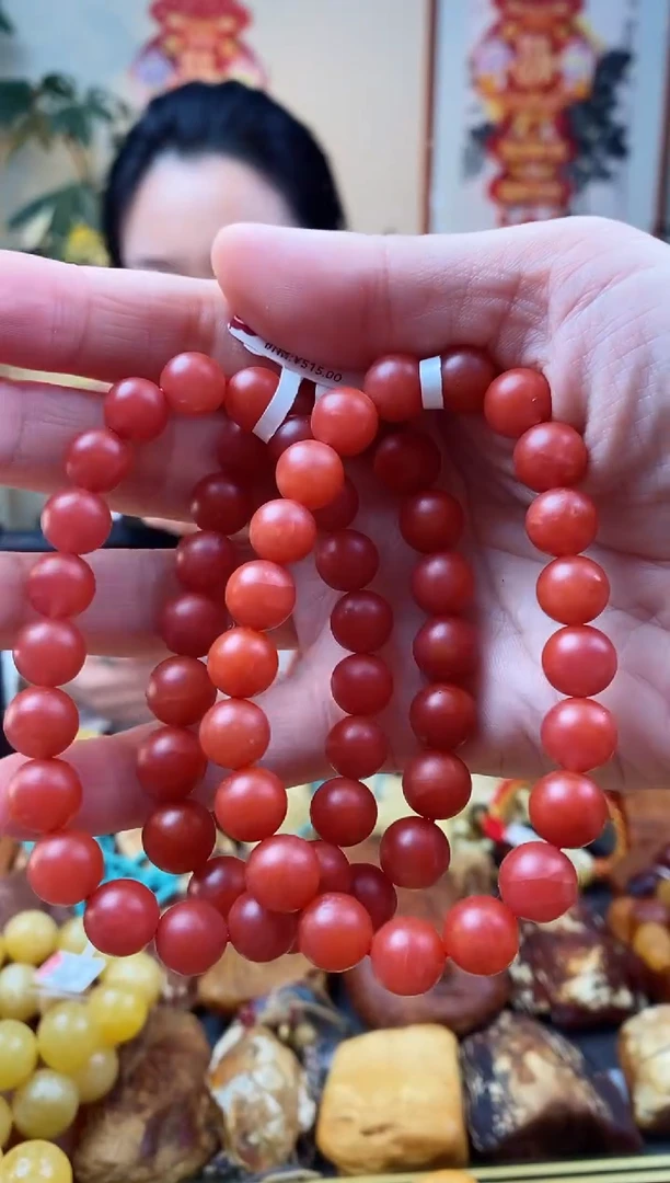【闪购商品】南红玛瑙手串未镶嵌手串(多样性发其一）