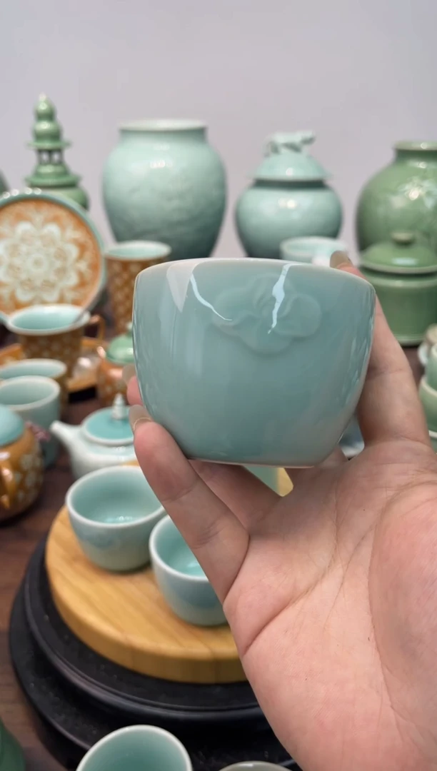 特价福利 微瑕 慧仙青瓷