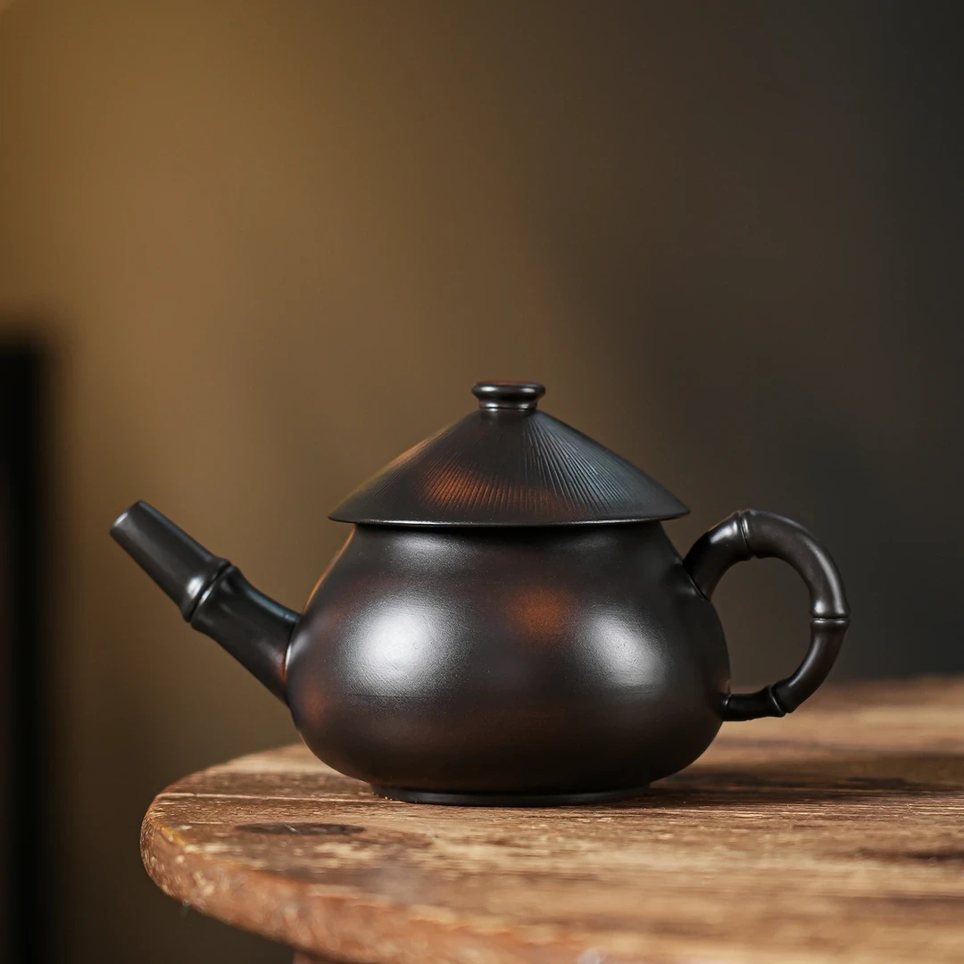 江湖侠客茶壶云南建水紫陶壶高端手工茶壶大容量泡茶壶功夫茶具