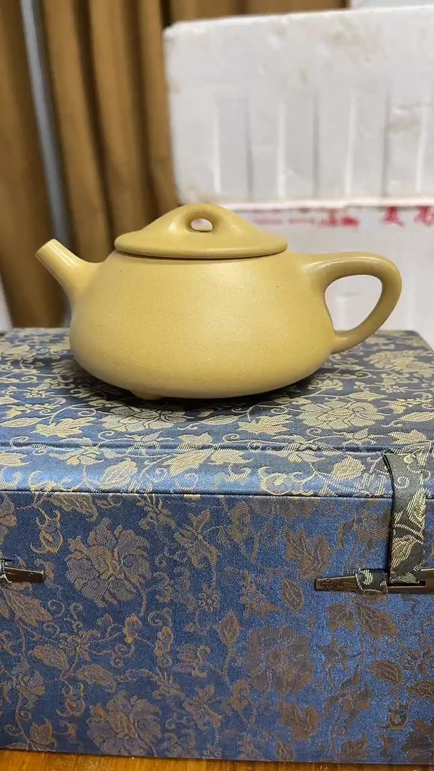 茶壶紫砂微瑕本绿景舟石瓢