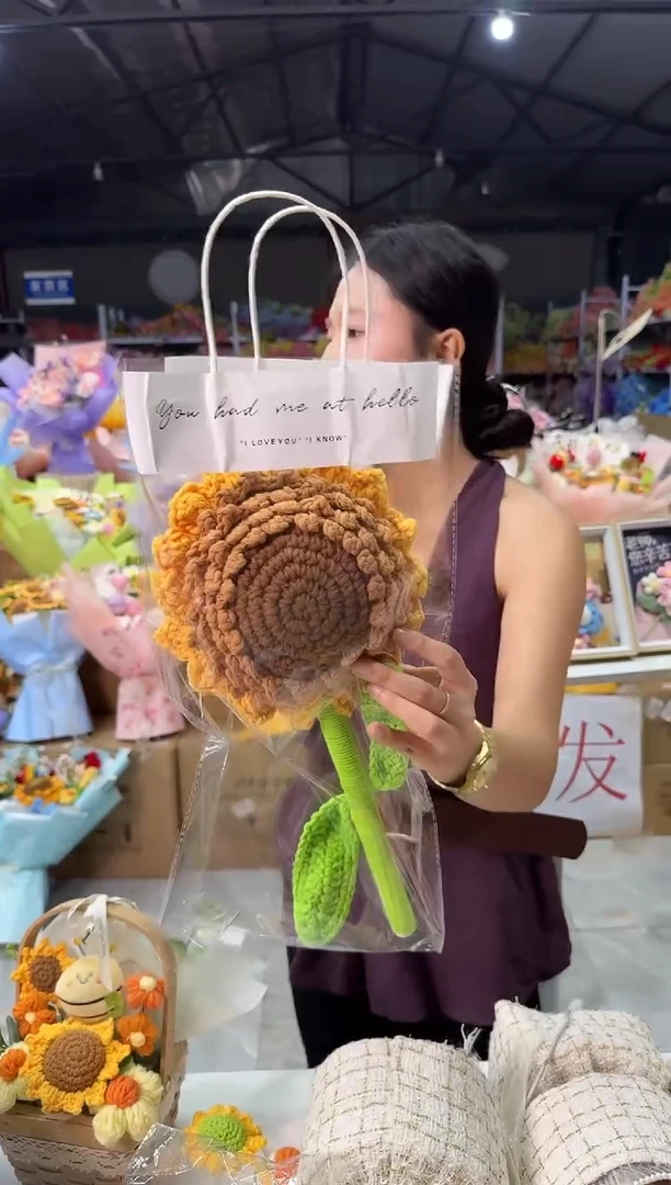 教师节非遗定制花束，孤品清仓 ！！！ 带籽大葵