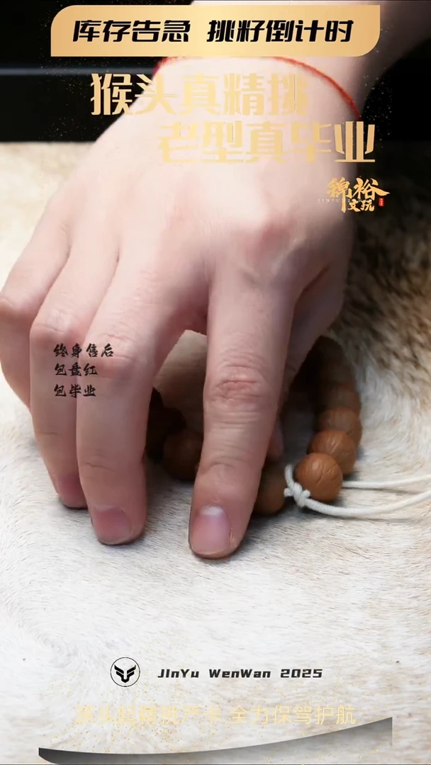 手串猴头核桃聚宝盆银标-