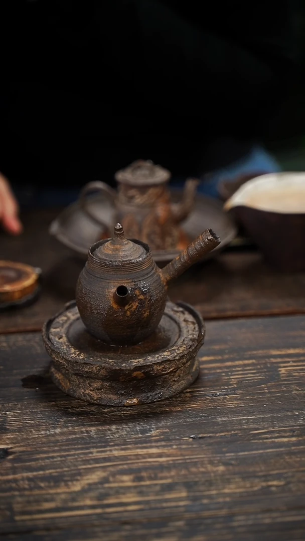 全手工制作 南蛮侧把壶