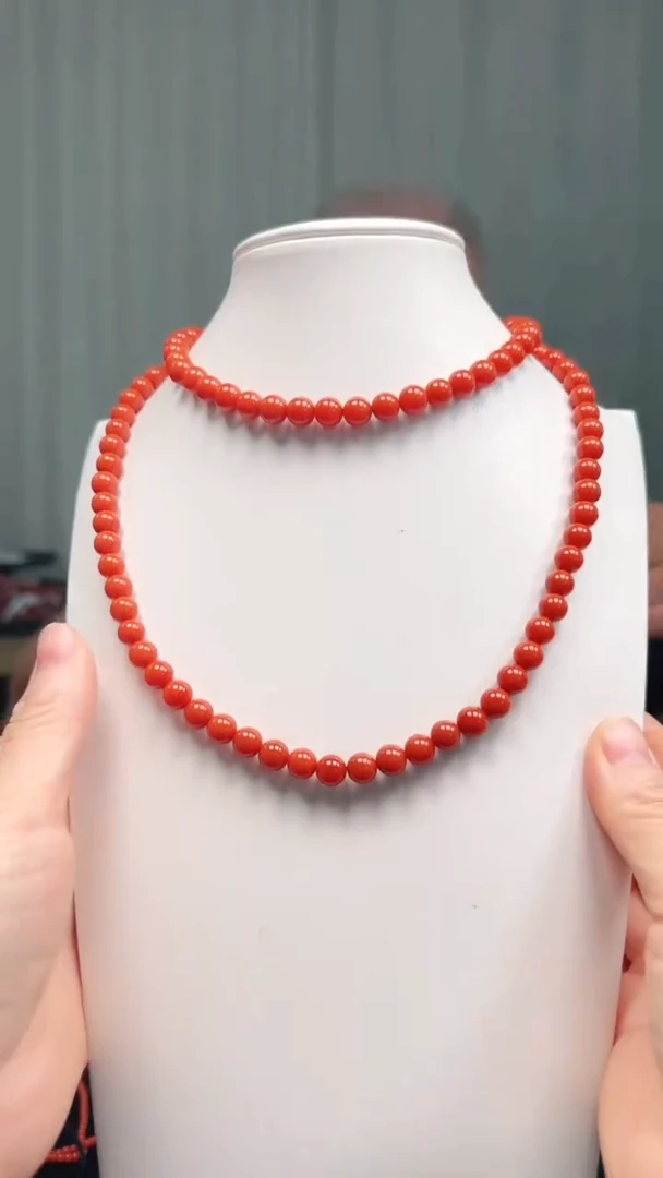 未镶嵌多样性发一件南红玛瑙【云端】7mm保山圆珠多圈