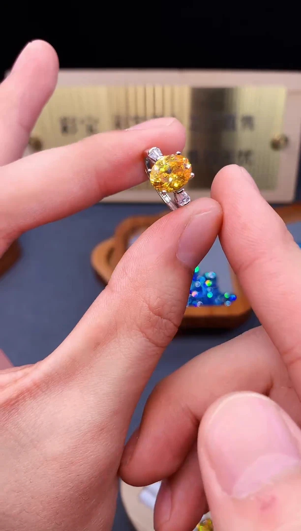 碧玺戒指银S925镶嵌.........