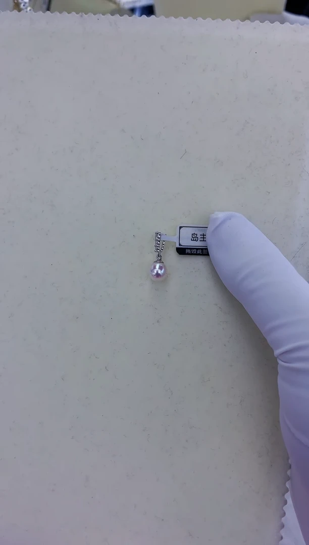 银S925镶嵌饰品海水珍珠设计款吊坠