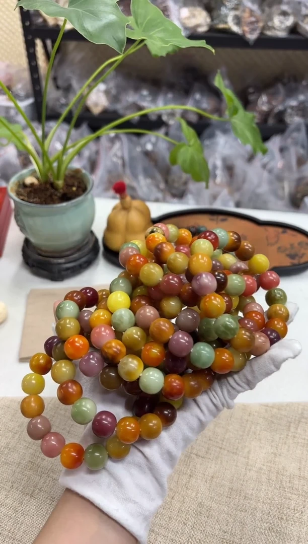 菩提根/象牙果手串15干磨瑕疵不挑（720）