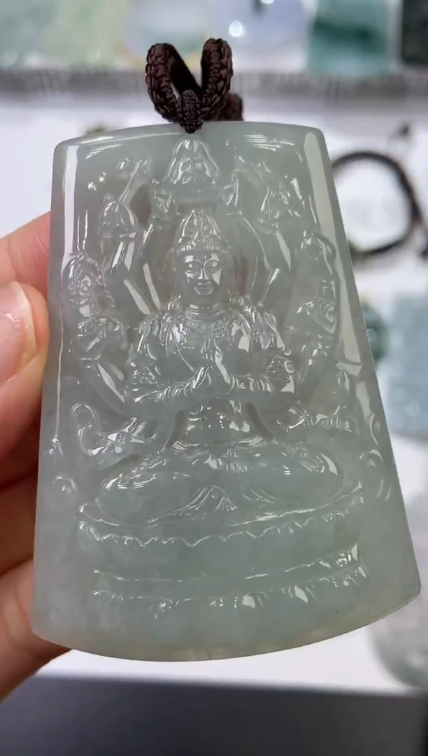 未镶嵌挂件翡翠372337  多人
