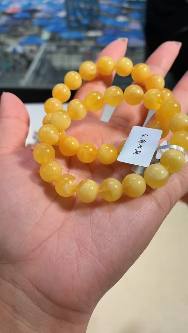 手链蜜蜡未镶嵌10.8-11m蜜蜡手链多样性发一