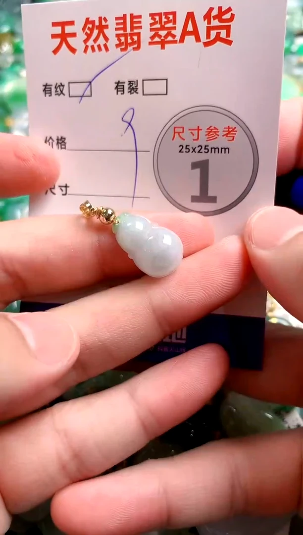 翡翠未镶嵌颈饰23000644